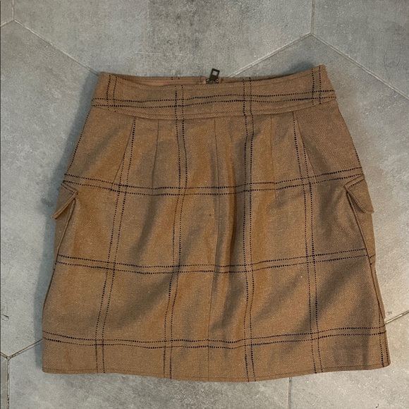 Madewell Wool Tan Lined Skirt Size 2 Excellent condition! - Picture 5 of 5